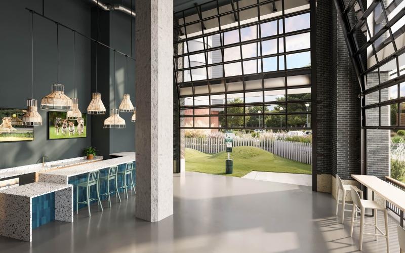 lounge area with easy access to indoor TV or outdoor lawn areas